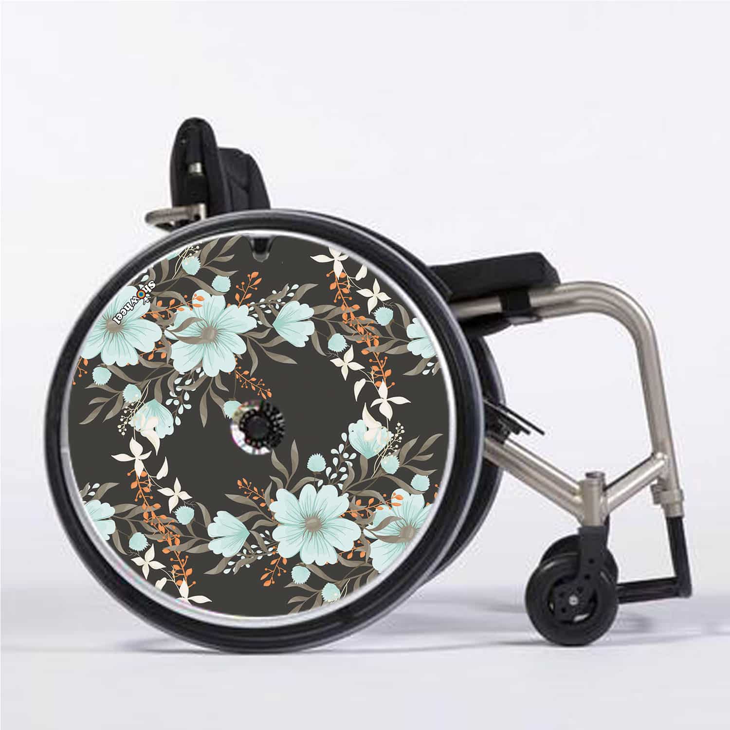 Fleurs fonds gris