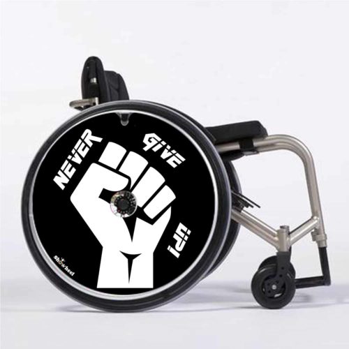 Never give up ! Noir
