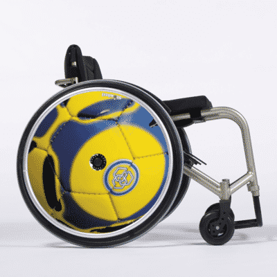 Ballon jaune et bleu