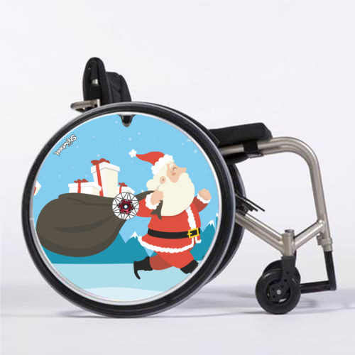 Santa running