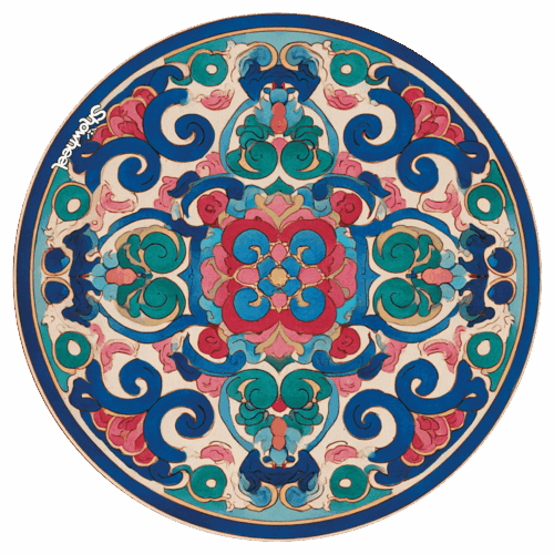 Enjoliveur décoratif pour fauteuil roulant - Mandala 7